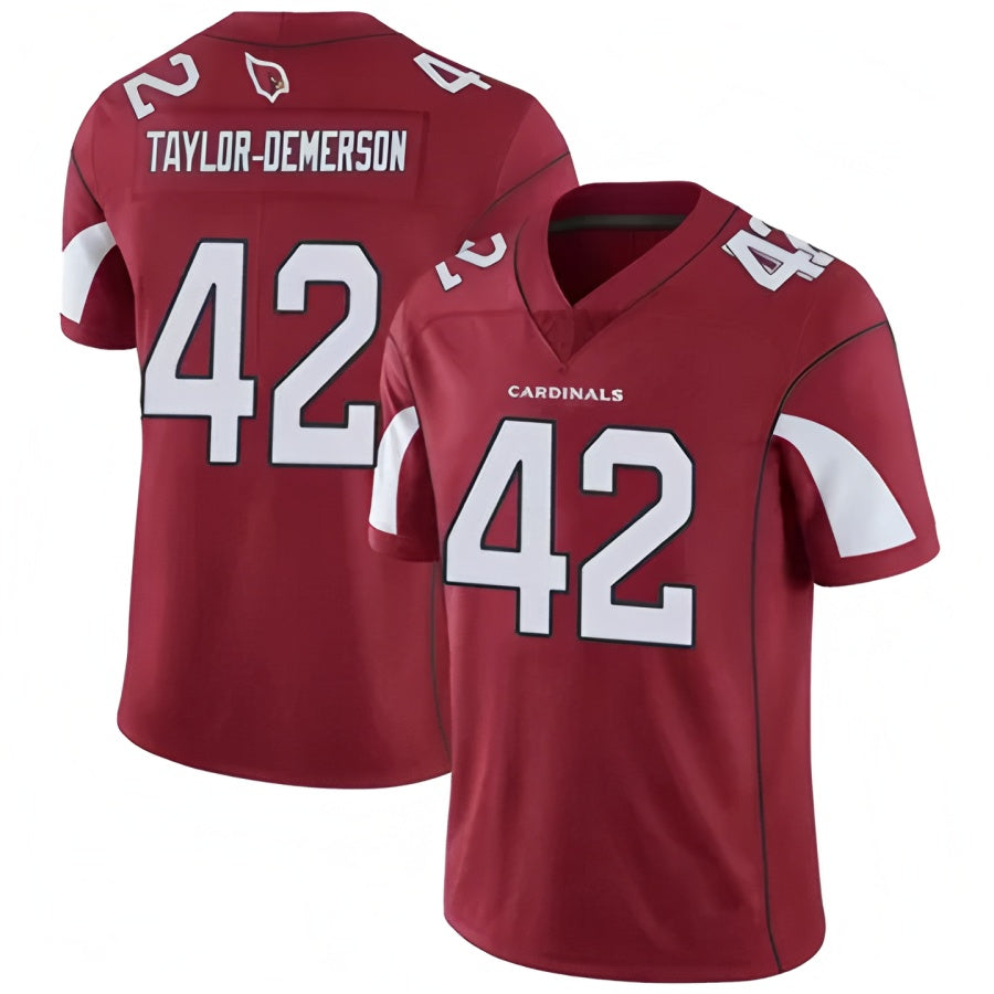 A.Cardinals #42 Dadrion Taylor-Demerson Player Red Limited Ldoa Stitched Jerseys