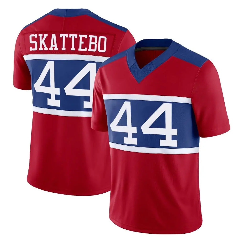 NY.Giants #44 Cam Skattebo Player Red Century Vapor F.U.S.E. Home Game Ldoa Stitched Jerseys