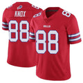 B.Bills #88 Dawson Knox Player Red Vapor Untouchable Limited Ldoa Stitched Jerseys
