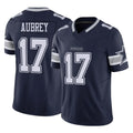 D.Cowboys #17 Brandon Aubrey Player Navy Limited Vapor F.U.S.E. Home Game Ldoa Stitched Jerseys