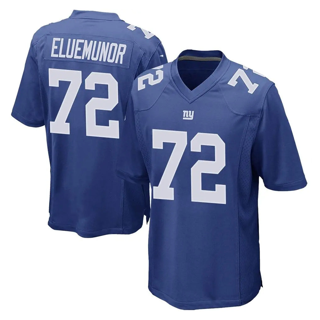 NY.Giants #72 Jermaine Eluemunor Player Royal Home Game Ldoa Stitched Jerseys