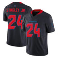 H.Texans #24 Derek Stingley Jr. Player Navy Limited 2nd Alternate Vapor F.U.S.E. Home Game Ldoa Stitched Jerseys