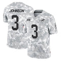 M.Dolphins #3 Chris Johnson Player Arctic Camo Salute To Service Limited Game Ldoa Stitched Jerseys