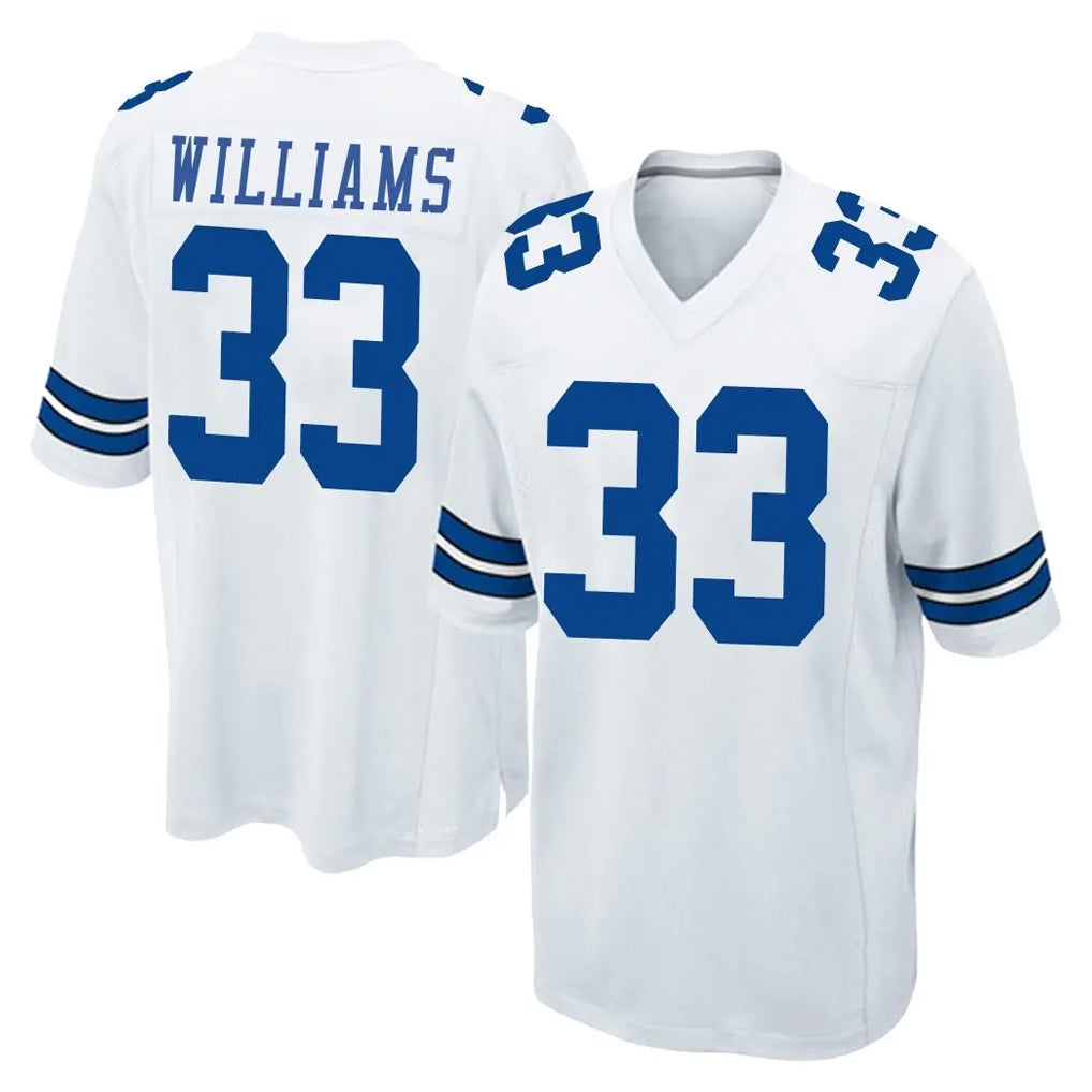 D.Cowboys #33 Javonte Williams Player White Home Game Ldoa Stitched Jerseys
