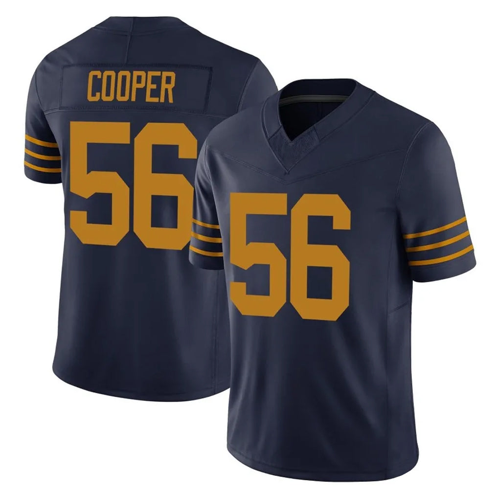 GB.Packers #56 Edgerrin Cooper Player Navy The 1923 Classic Vapor F.U.S.E. Home Game Ldoa Stitched Jerseys