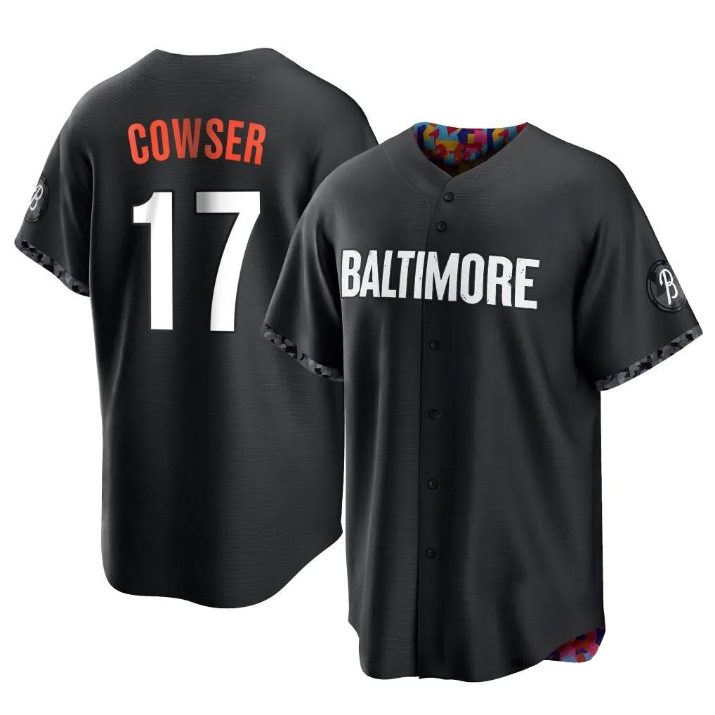 B.Orioles #17 Colton Cowser Player Black City Connect Home Game Ldoa Stitched Jerseys