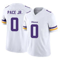 M.Vikings #0 Ivan Pace Jr. Player White Limited Vapor F.U.S.E. Home Game Ldoa Stitched Jerseys
