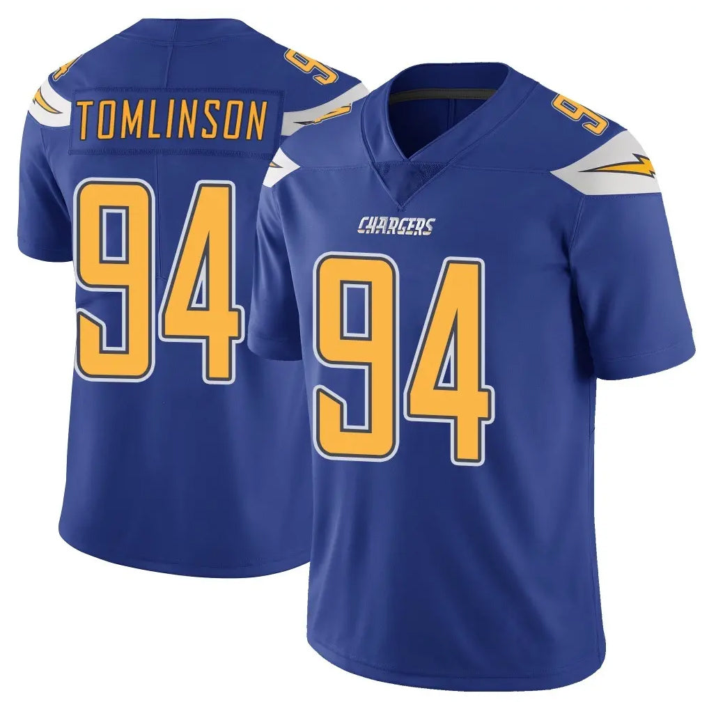 LA.Chargers #94 Dalvin Tomlinson Player Royal Limited Color Rush Vapor Untouchable Home Game Ldoa Stitched Jerseys