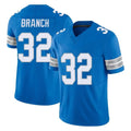 D.Lions #32 Brian Branch Player Blue Limited Vapor F.U.S.E. Alternate Home Game Ldoa Stitched Jerseys