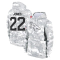 D.Broncos #22 Brandon Jones Player Arctic Camo Salute to Service Hoodies Limited Game Ldoa Stitched Jerseys