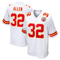 KC.Chiefs #32 Marcus Allen Player White Home Game Ldoa Stitched Jerseys