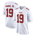 SF.49ers #19 Deebo Samuel Sr. Player White Fashion Home Game Ldoa Stitched Jerseys