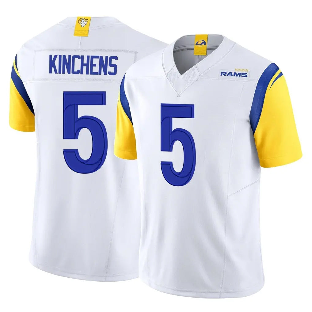 LA.Rams #5 Kamren Kinchens Player White Limited Vapor F.U.S.E. Home Game Ldoa Stitched Jerseys