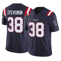 NE.Patriots #38 Rhamondre Stevenson Player Navy Limited Vapor F.U.S.E. Home Game Ldoa Stitched Jerseys