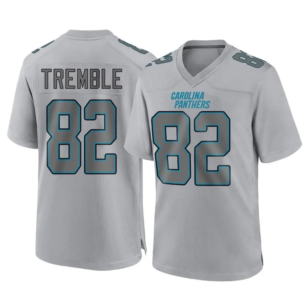 C.Panthers #82 Tommy Tremble Player Gray Atmosphere Fashion Game Ldoa Stitched Jerseys