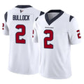 H.Texans #2 Calen Bullock Player White Limited Vapor F.U.S.E. Home Game Ldoa Stitched Jerseys