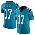 C.Panthers #17 Xavier Legette Player Blue Vapor Untouchable Limited Game Ddoa Ldoa Stitched Jerseys