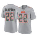 C.Browns #22 Dylan Sampson Player Gray Atmosphere Fashion Game Ldoa Stitched Jerseys