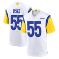 LA.Rams #55 Braden Fiske Player White Home Game Ldoa Stitched Jerseys