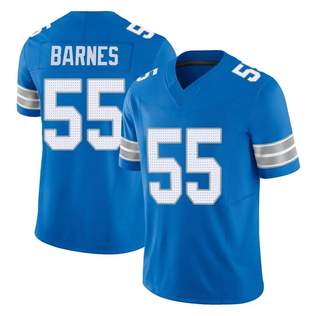 D.Lions #55 Derrick Barnes Player Blue Limited Vapor F.U.S.E. Alternate Home Game Ldoa Stitched Jerseys