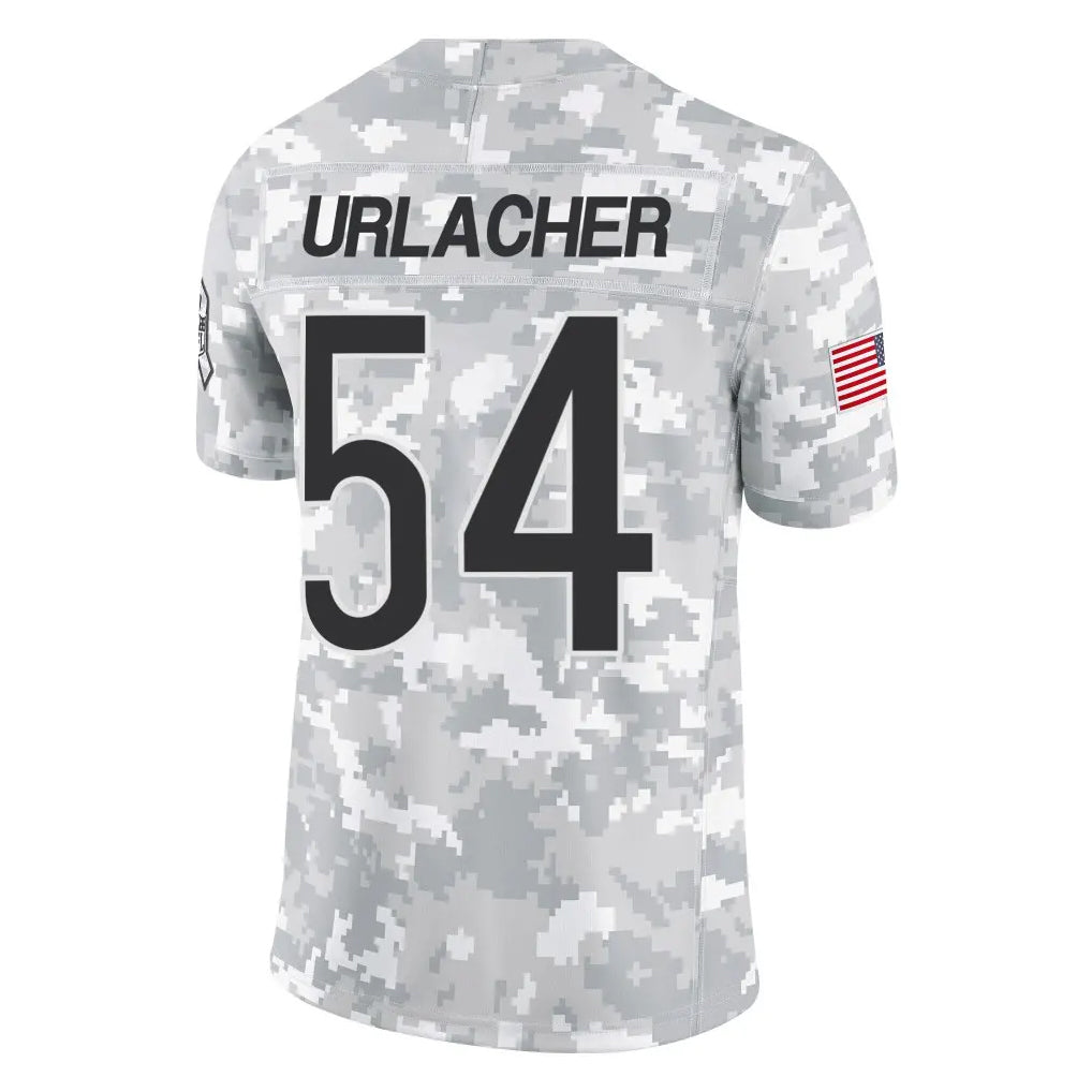C.Bears #54 Brian Urlacher Player Arctic Camo Salute to Service Limited Ldoa Stitched Jerseys
