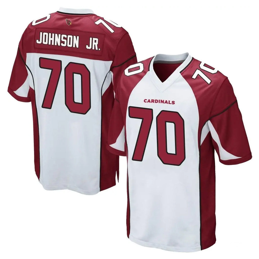 A.Cardinals #70 Paris Johnson Jr. Player White Cardinal Home Game Ldoa Stitched Jerseys