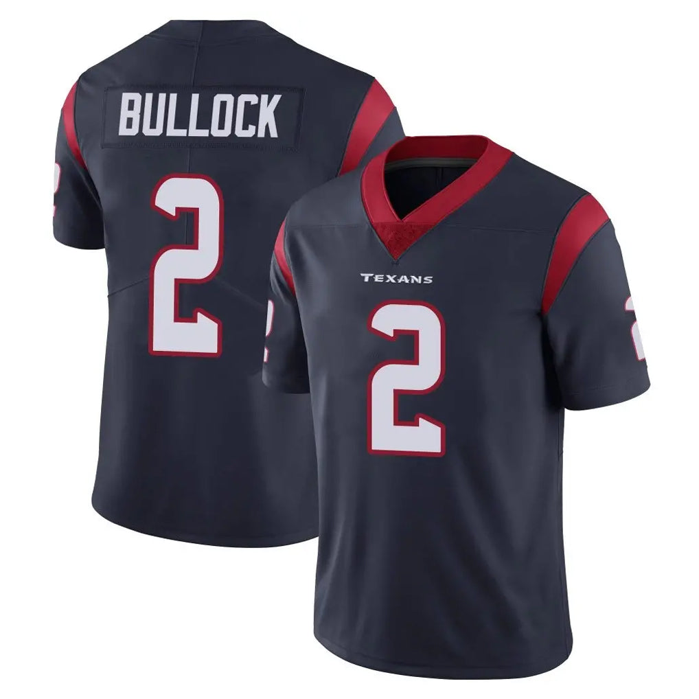 H.Texans #2 Calen Bullock Player Navy Limited Vapor Untouchable Home Game Ldoa Stitched Jerseys