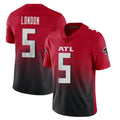 A.Falcons #5 Drake London Player Red Vapor Untouchable Limited Home Game Ldoa Stitched Jerseys