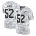 M.Dolphins #52 Patrick Paul Player Arctic Camo Salute To Service Limited Game Ldoa Stitched Jerseys