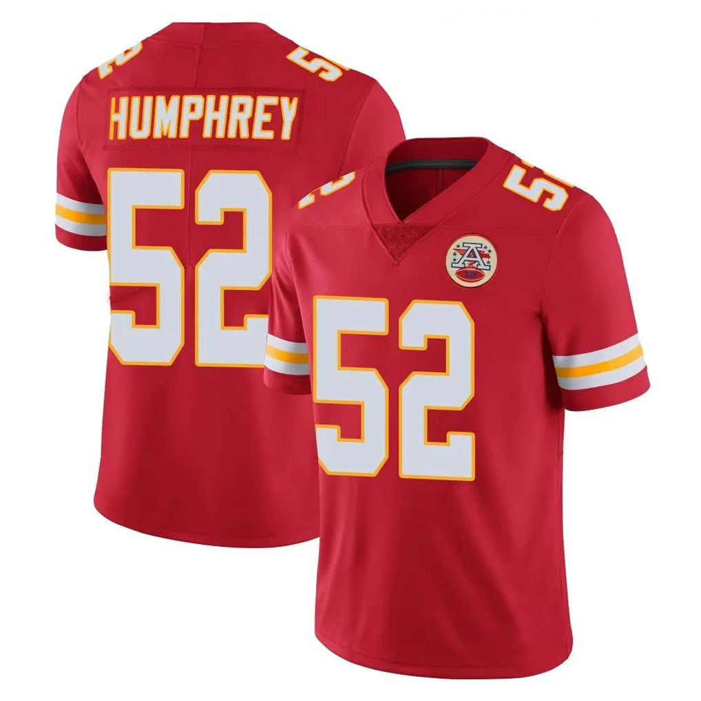 KC.Chiefs #52 Creed Humphrey Player Red Limited Vapor Untouchable Home Game Ldoa Stitched Jerseys