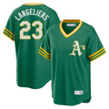 Athletics #23 Shea Langeliers Player Kelly Green Cooperstown Collection T-shirt Game Ldoa Stitched Jerseys