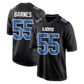 D.Lions #55 Derrick Barnes Player Black Fashion Home Game Ldoa Stitched Jerseys