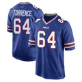 B.Bills #64 O'Cyrus Torrence Player Royal Home Game Ldoa Stitched Jerseys