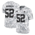D.Cowboys #52 Tyler Booker Player Arctic Camo Salute to Service Limited Home Game Ldoa Stitched Jerseys
