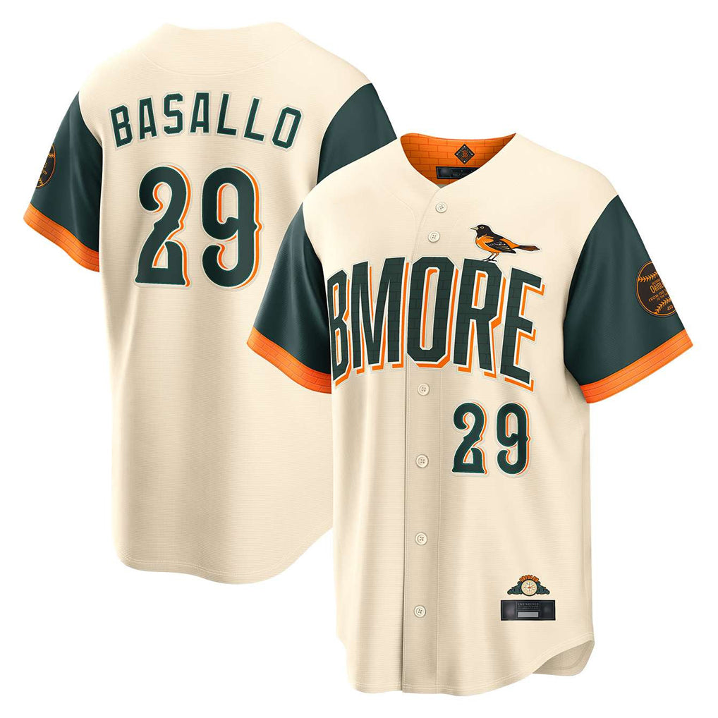 B.Orioles #29 Samuel Basallo Player Cream 2026 City Connect Home Game Ldoa Stitched Jerseys