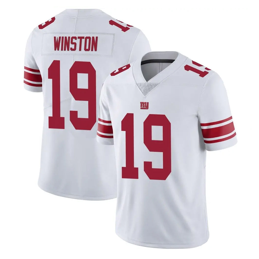 NY.Giants #19 Jameis Winston Player White Limited Vapor Untouchable Home Game Ldoa Stitched Jerseys