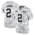 SF.49ers #2 Deommodore Lenoir Player Arctic Camo Limited Salute To Service Home Game Ldoa Stitched Jerseys