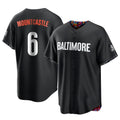 B.Orioles #6 Ryan Mountcastle Player Black City Connect Home Game Ldoa Stitched Jerseys