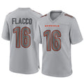 C.Bengals #16 Joe Flacco Player Gray Atmosphere Fashion Game Ldoa Stitched Jerseys
