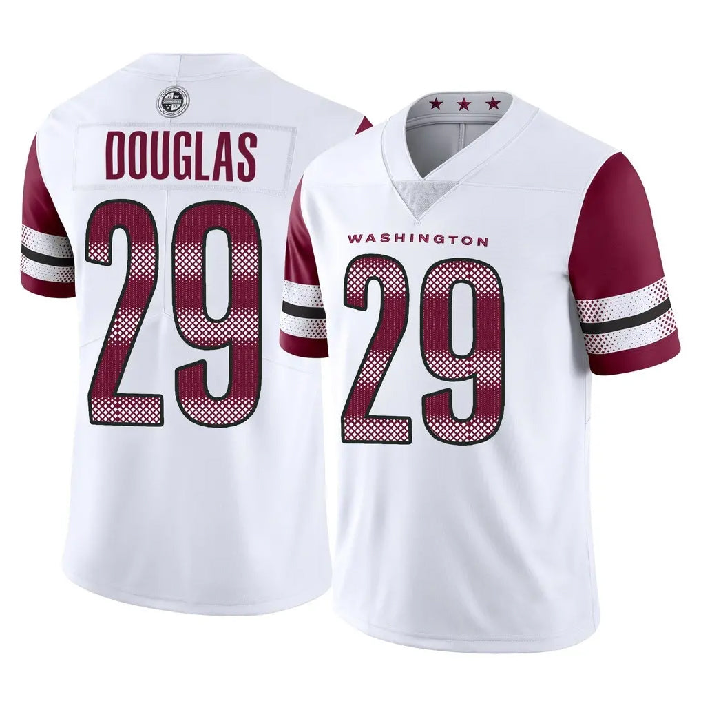 W.Commanders #29 Rasul Douglas Player White Limited Vapor Home Game Ldoa Stitched Jerseys