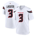 H.Texans #3 Kamari Lassiter Player White Home Game Ldoa Stitched Jerseys