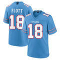 T.Titans #18 Cor'Dale Flott Player Light Blue 2026 Game Home Ldoa Stitched Jerseys