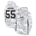 M.Vikings #55 Eric Wilson Player Arctic Camo Salute to Service Pullover Hoodies Limited Game Ldoa Stitched Jerseys