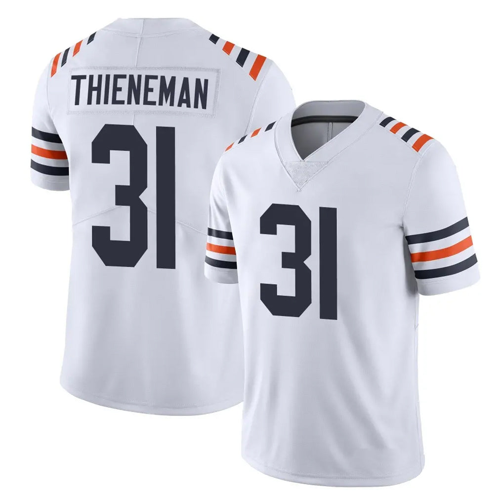 C.Bears #31 Dillon Thieneman Player White Classic Vapor Limited Home Game Ldoa Stitched Jerseys