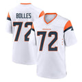 D.Broncos #72 Garett Bolles Player White Home Game Ldoa Stitched Jerseys