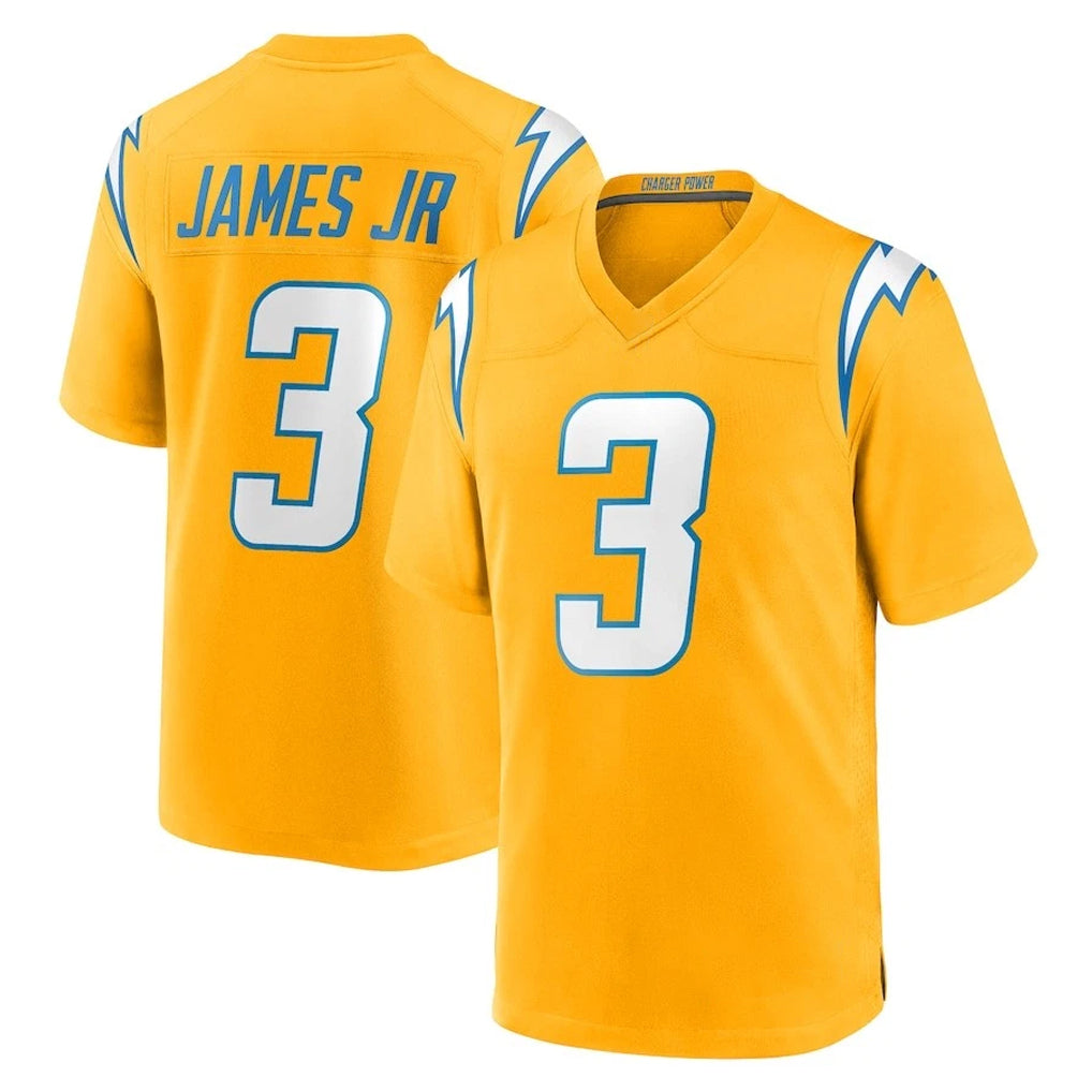 LA.Chargers #3 Derwin James Jr. Player Gold Home Game Ldoa Stitched Jerseys
