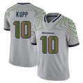 S.Seahawks #10 Cooper Kupp Player Grey Limited 2025 Rivalries Collection Home Game Ldoa Stitched Jerseys