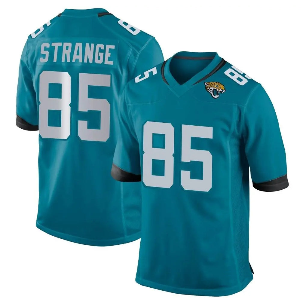 J.Jaguars #85 Brenton Strange Player Teal Home Game Ldoa Stitched Jerseys