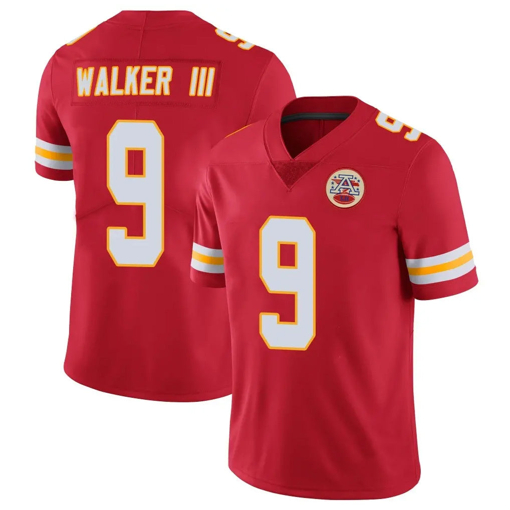 KC.Chiefs #9 Kenneth Walker III Player Red Limited Vapor Untouchable Home Game Ldoa Stitched Jerseys