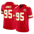 KC.Chiefs #95 Chris Jones Player Red Limited Vapor F.U.S.E. Home Game Ldoa Stitched Jerseys